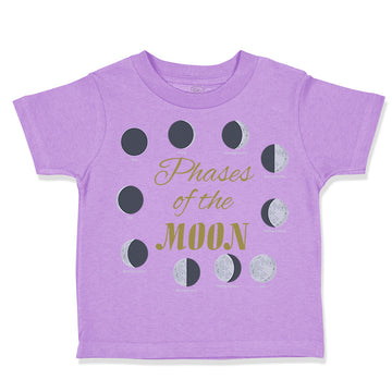 Toddler Clothes Phases of The Moon Planets Space Toddler Shirt Cotton