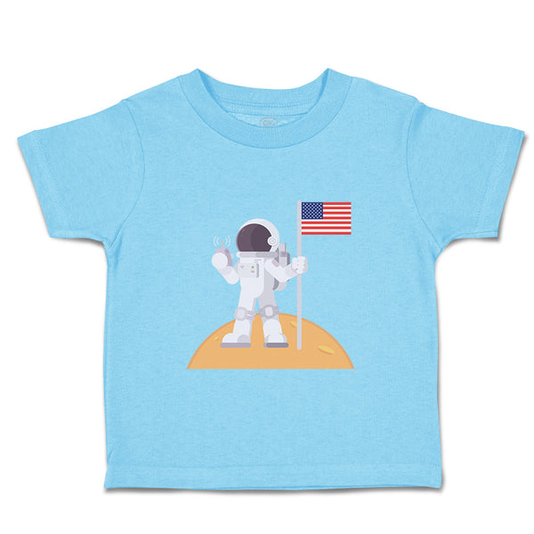 Toddler Clothes Astronaut- Spaceship - Nature Planets & Space Toddler Shirt