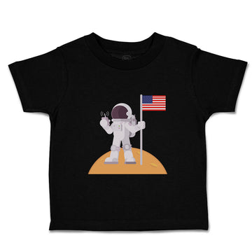 Toddler Clothes Astronaut- Spaceship - Nature Planets & Space Toddler Shirt