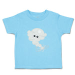 Toddler Clothes Tornado Cute Face Nature Weather Toddler Shirt Cotton