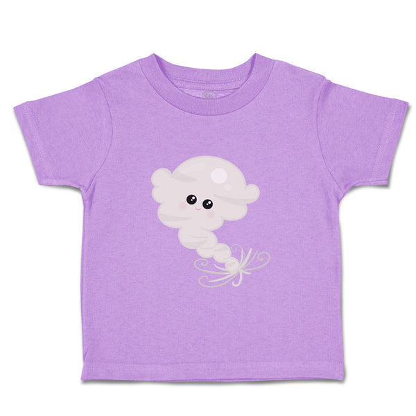 Toddler Clothes Tornado Cute Face Nature Weather Toddler Shirt Cotton