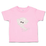 Toddler Clothes Tornado Cute Face Nature Weather Toddler Shirt Cotton