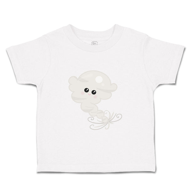 Toddler Clothes Tornado Cute Face Nature Weather Toddler Shirt Cotton