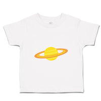 Toddler Clothes Yellow Saturn Nature Planets & Space Toddler Shirt Cotton