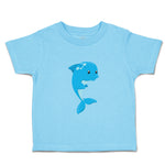 Toddler Clothes Blue Dolphin Animals Ocean Toddler Shirt Baby Clothes Cotton