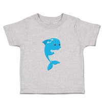 Toddler Clothes Blue Dolphin Animals Ocean Toddler Shirt Baby Clothes Cotton