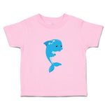 Toddler Clothes Blue Dolphin Animals Ocean Toddler Shirt Baby Clothes Cotton