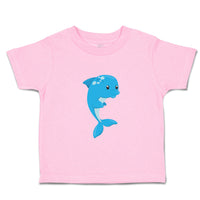 Toddler Clothes Blue Dolphin Animals Ocean Toddler Shirt Baby Clothes Cotton