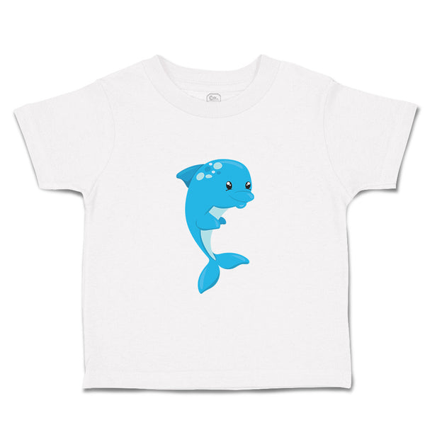 Toddler Clothes Blue Dolphin Animals Ocean Toddler Shirt Baby Clothes Cotton