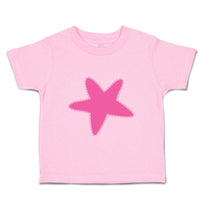 Hot Pink Starfish Nature Ocean & Beach