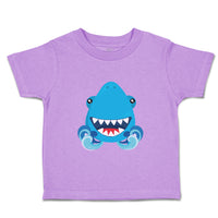 Toddler Clothes Shark Face Animals Ocean Toddler Shirt Baby Clothes Cotton