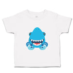 Toddler Clothes Shark Face Animals Ocean Toddler Shirt Baby Clothes Cotton