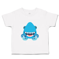 Toddler Clothes Shark Face Animals Ocean Toddler Shirt Baby Clothes Cotton