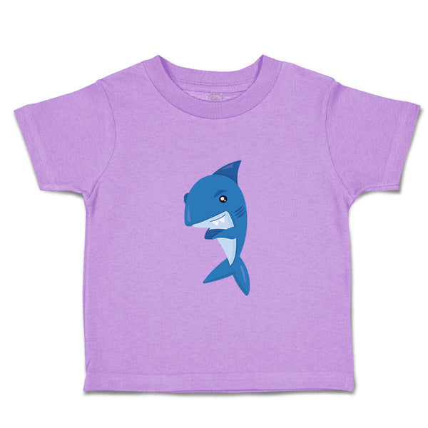 Toddler Clothes Navy Shark Animals Ocean Toddler Shirt Baby Clothes Cotton