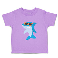 Toddler Clothes Shark Glasses Animals Ocean Toddler Shirt Baby Clothes Cotton