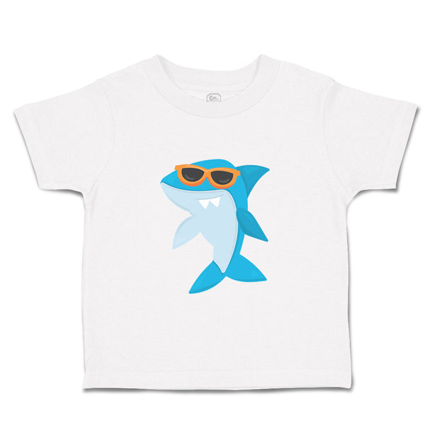 Toddler Clothes Shark Glasses Animals Ocean Toddler Shirt Baby Clothes Cotton