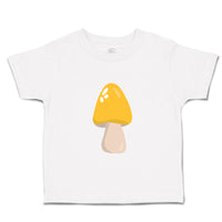 Toddler Clothes Yellow Mushroom Nature Flowers & Plants Toddler Shirt Cotton