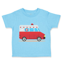 Toddler Clothes Large Ambulance Car Toddler Shirt Baby Clothes Cotton