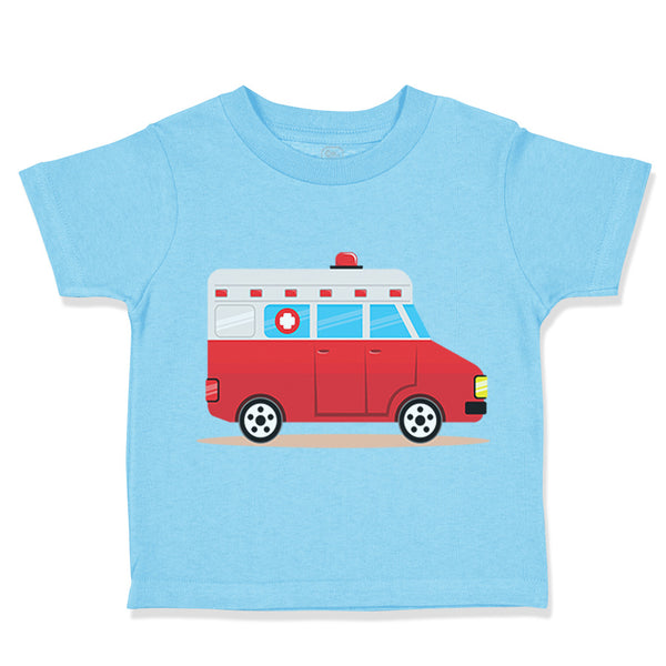 Toddler Clothes Large Ambulance Car Toddler Shirt Baby Clothes Cotton