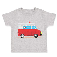 Toddler Clothes Large Ambulance Car Toddler Shirt Baby Clothes Cotton