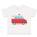 Toddler Clothes Large Ambulance Car Toddler Shirt Baby Clothes Cotton
