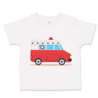 Toddler Clothes Large Ambulance Car Toddler Shirt Baby Clothes Cotton