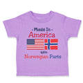 Toddler Clothes Made in America with Norwegian Parts Funny Toddler Shirt Cotton