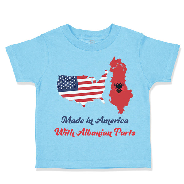 Toddler Clothes Made in America with Albanian Parts Toddler Shirt Cotton