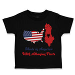 Toddler Clothes Made in America with Albanian Parts Toddler Shirt Cotton