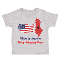 Toddler Clothes Made in America with Albanian Parts Toddler Shirt Cotton