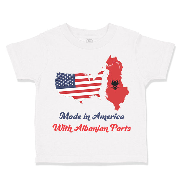 Toddler Clothes Made in America with Albanian Parts Toddler Shirt Cotton