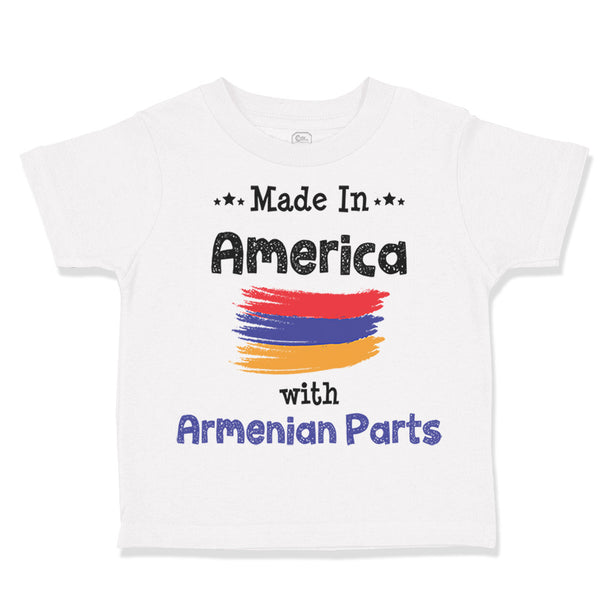 Toddler Clothes Made in America with Armenian Parts Toddler Shirt Cotton