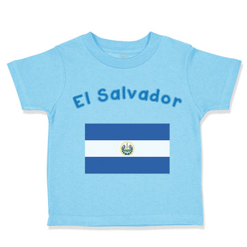 Toddler Clothes El Salvador Country Flag Baby Toddler Shirt Baby Clothes Cotton