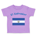Toddler Clothes El Salvador Country Flag Baby Toddler Shirt Baby Clothes Cotton