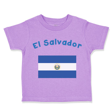 Toddler Clothes El Salvador Country Flag Baby Toddler Shirt Baby Clothes Cotton