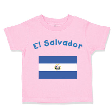Toddler Clothes El Salvador Country Flag Baby Toddler Shirt Baby Clothes Cotton