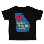 Toddler Clothes State of Georgia Sweet Peach Baby Toddler Shirt Cotton