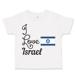 Toddler Clothes I Love Israel Toddler Shirt Baby Clothes Cotton
