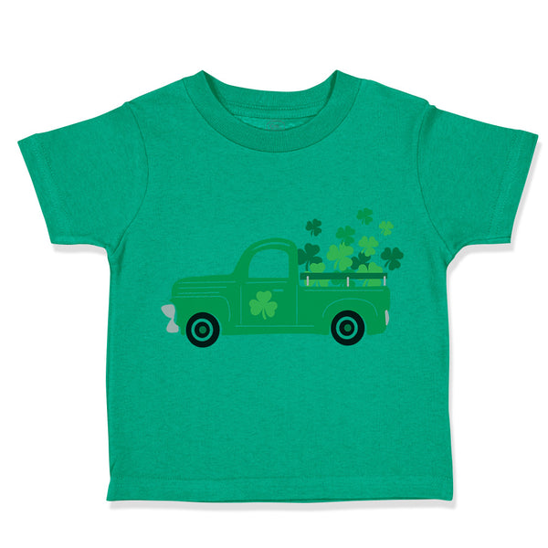 Green Truck St Patrick's Irish Clover Shamrock Ireland