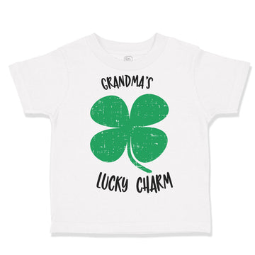 Toddler Clothes Grandma's Lucky Charm St Patrick's Irish Clover Shamrock Cotton