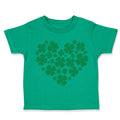 Toddler Clothes Heart Love Shamrock Clover St Patrick's Irish Ireland Cotton