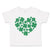 Toddler Clothes Heart Love Shamrock Clover St Patrick's Irish Ireland Cotton
