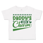 Toddler Clothes Daddy's Lucky Charm St Patrick's St Patty Clover Shamrock Kids
