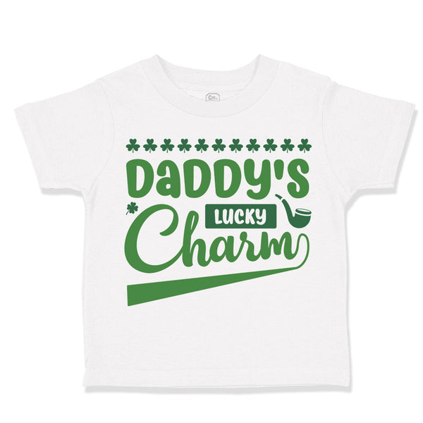 Toddler Clothes Daddy's Lucky Charm St Patrick's St Patty Clover Shamrock Kids