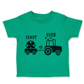 Toddler Clothes Loads Luck Patrick's Tractor Farm Shamrock Clover Toddler Shirt
