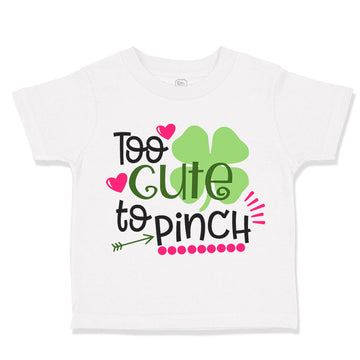 Toddler Clothes Cute Pinch Patrick's Patty Clover Ireland Shamrock Toddler Shirt