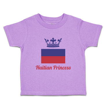 Toddler Girl Clothes Haitian Princess Crown Countries Princess Toddler Shirt
