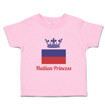 Toddler Girl Clothes Haitian Princess Crown Countries Princess Toddler Shirt