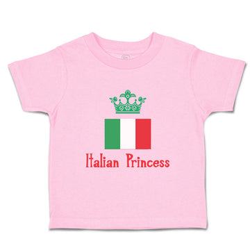Toddler Girl Clothes Italian Princess Crown Countries Princess Toddler Shirt