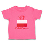 Toddler Girl Clothes Polish Princess Crown Countries Princess Toddler Shirt